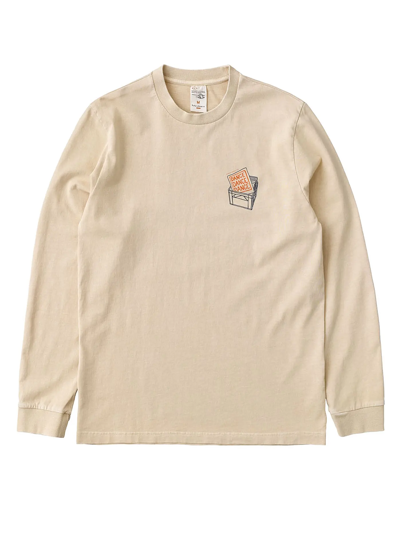 NUDIE JEANS | Langarmshirt RUDI DANCE DANCE | 